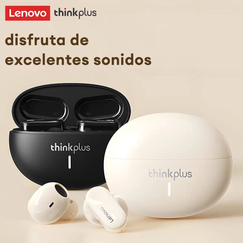 سماعات رأس لينوفو الأصلية LP19 لاسلكية بلوتوث V5.1، رياضية، داخل الأذن، وضع مزدوج، ميكروفون HD، صوت HiFi، تحكم باللمس - 5