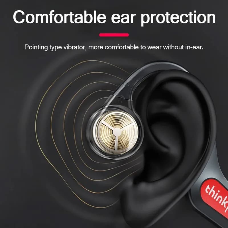 Choice Lenovo X3 Pro TWS Bluetooth V5.3 Wireless Bone Conduction Earphone IP56 Waterproof Earbuds Music Sports Headset For Run - 4