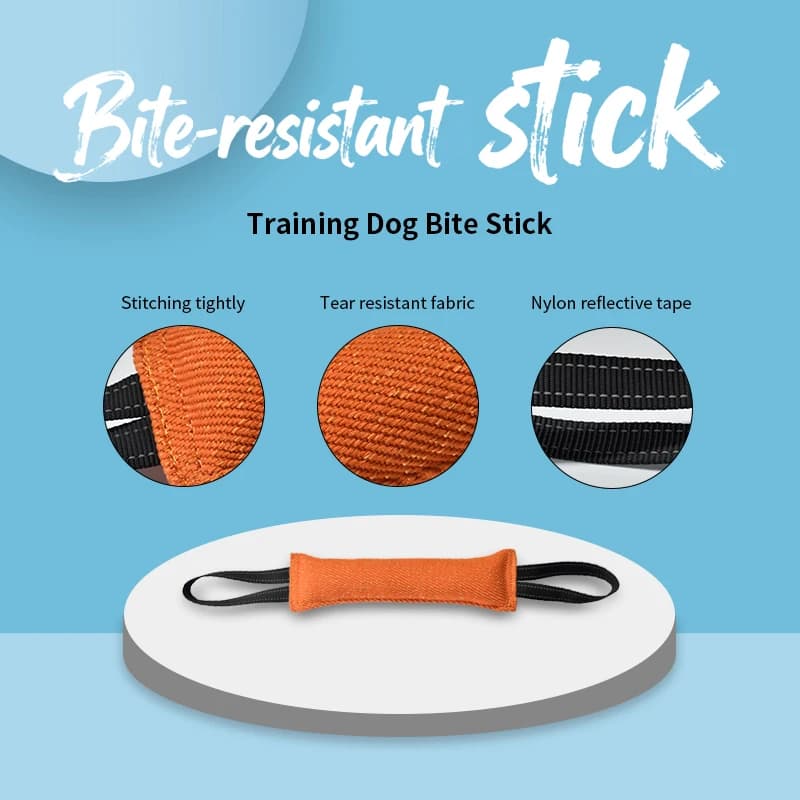 لعبة شد وسادة لدغة من الجوت، معدات تدريب متينة وتفاعلية للكلاب الكبيرة والصغيرة - 5