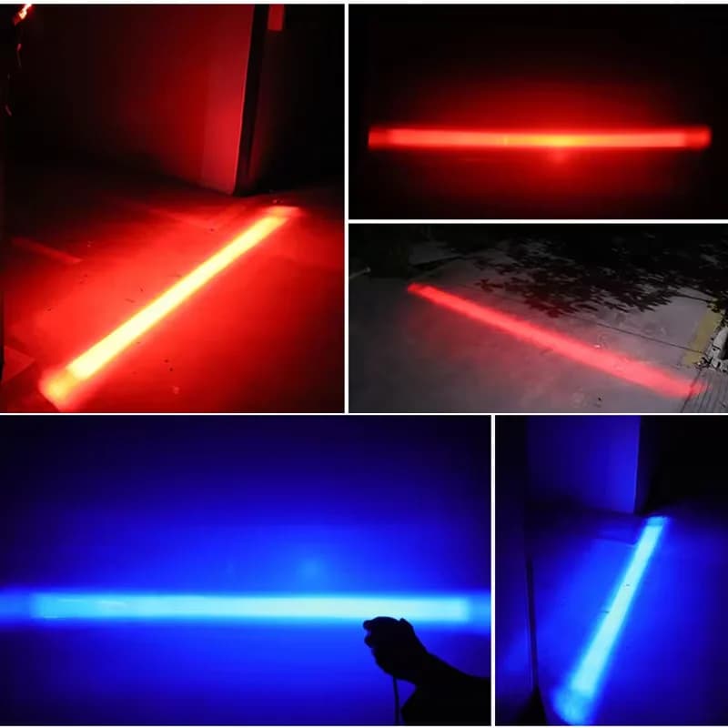 12V-80V LED Forklift Warning Light Red Blue Line Safety Zone Working Light Highlight One Line Limit Work Light For Fork Truck - 6