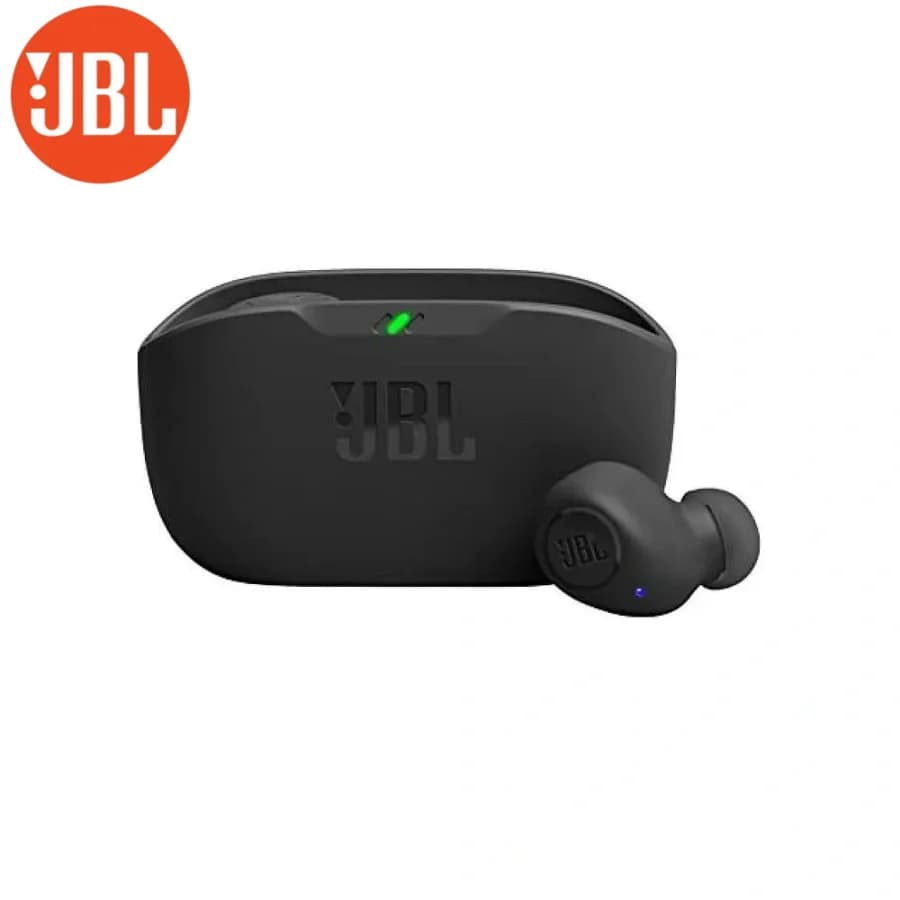 سماعات أذن بلوتوث JBL WAVE BUDS TWS مع تحكم باللمس وراحة في الارتداء وصوت منخفض الكمون ومقاومة للتعرق IP54 للجري والصالة الرياضية - 2