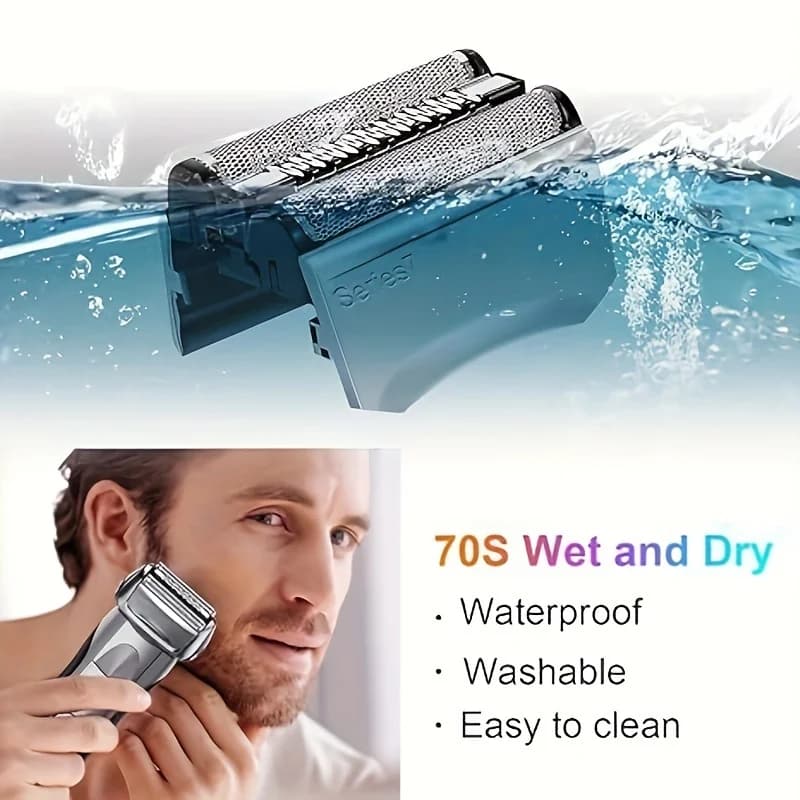 Replacement Head Fit 70B 70S electric shaver 7 series blade 790CC, 720, 750CC, 760CC,9565 Foil Shaver - 2