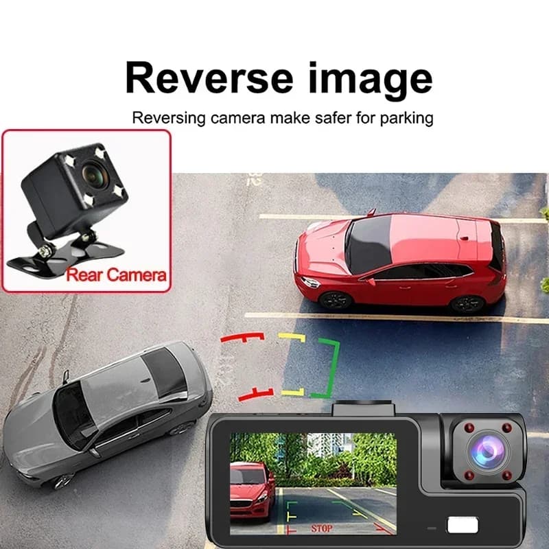 1080P Car Dvr WiFi APP 3/2Lens Dash Cam for Cars Camera for Vehicle Recorder Video Front and Rear Camera  Night Vision Dashcam - 4