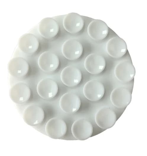 المحمولة كوب شفط من السيليكون لاصق خلفي لاسلكي قوة البنك سيارة المضادة للانزلاق العالمي الهاتف المحمول حامل على الوجهين - 5