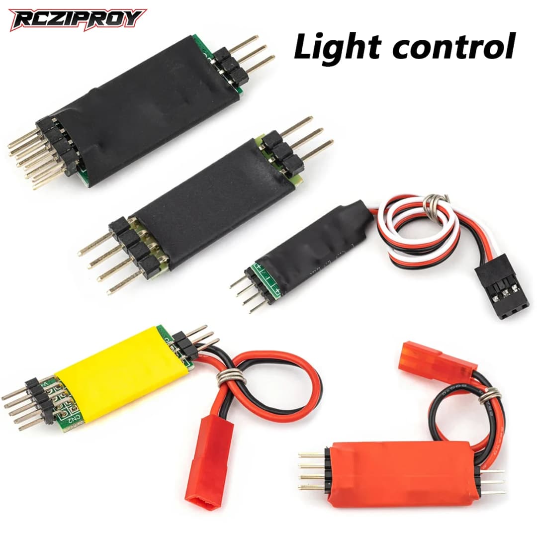 DUMBORC RC ضوء تحكم LED نظام لوحة التبديل تشغيل/إيقاف 3CH ل RC سيارة مركبة RC سيارة صغيرة ثابتة الجناح أجزاء الطائرات