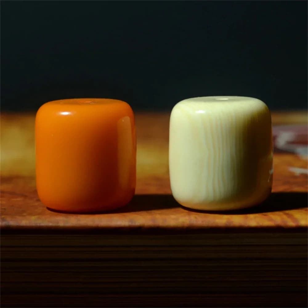 6-17MM Ivory Gems Honey Cylinder Resin Beeswax Trendy Abacus Spacer Loose Beads DIY Jewelry Making Necklace Bracelet Crimp - 4