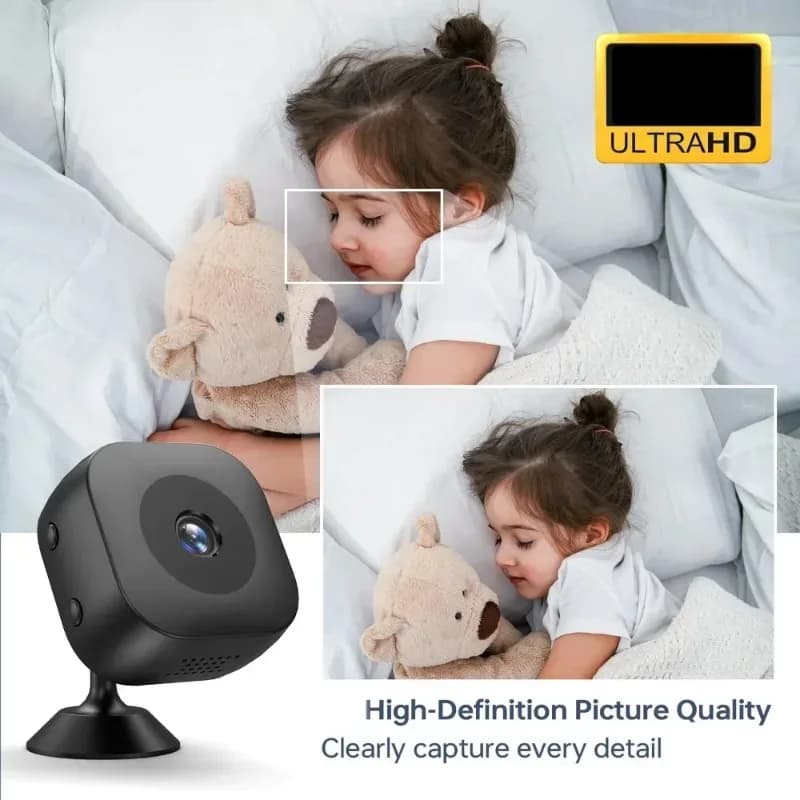 New Mini Security Camera HD Night Vision High Definition WiFi Monitor Waterproof Motion Detect Surveillance Smart Home Use - 6