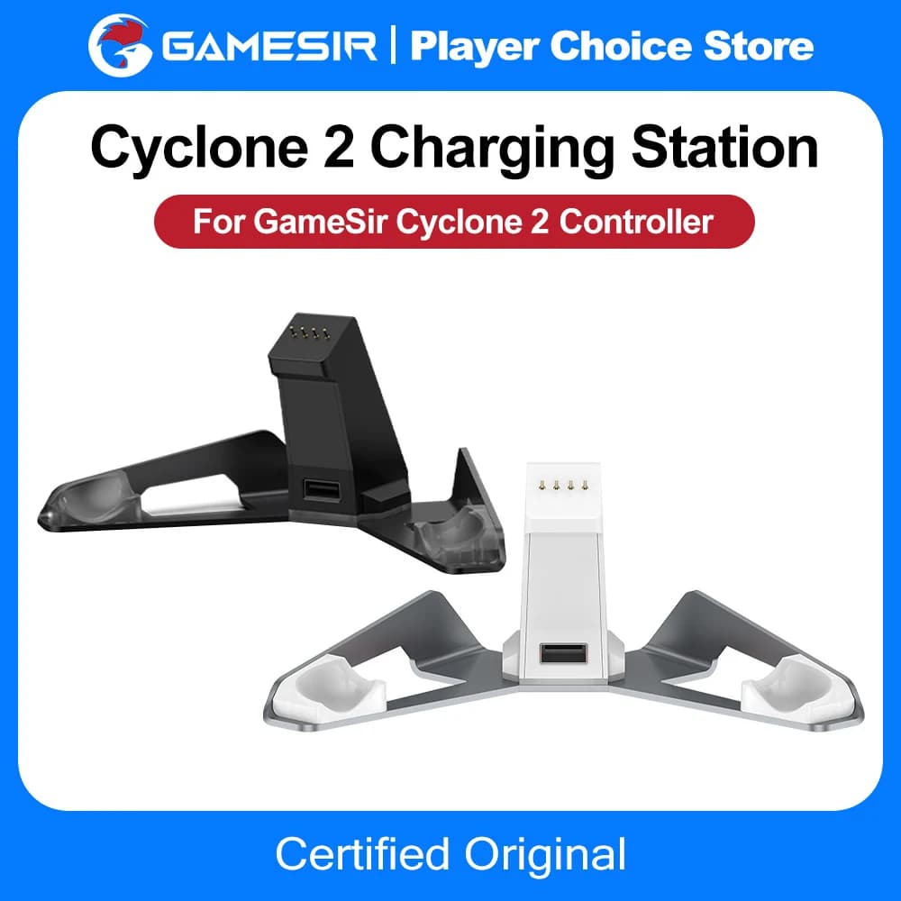 GameSir Cyclone 2 Charging Station Dock Original Wireless Switch Controller Gamepad Charger Base Accessories Alumintum Alloy  ﻿
