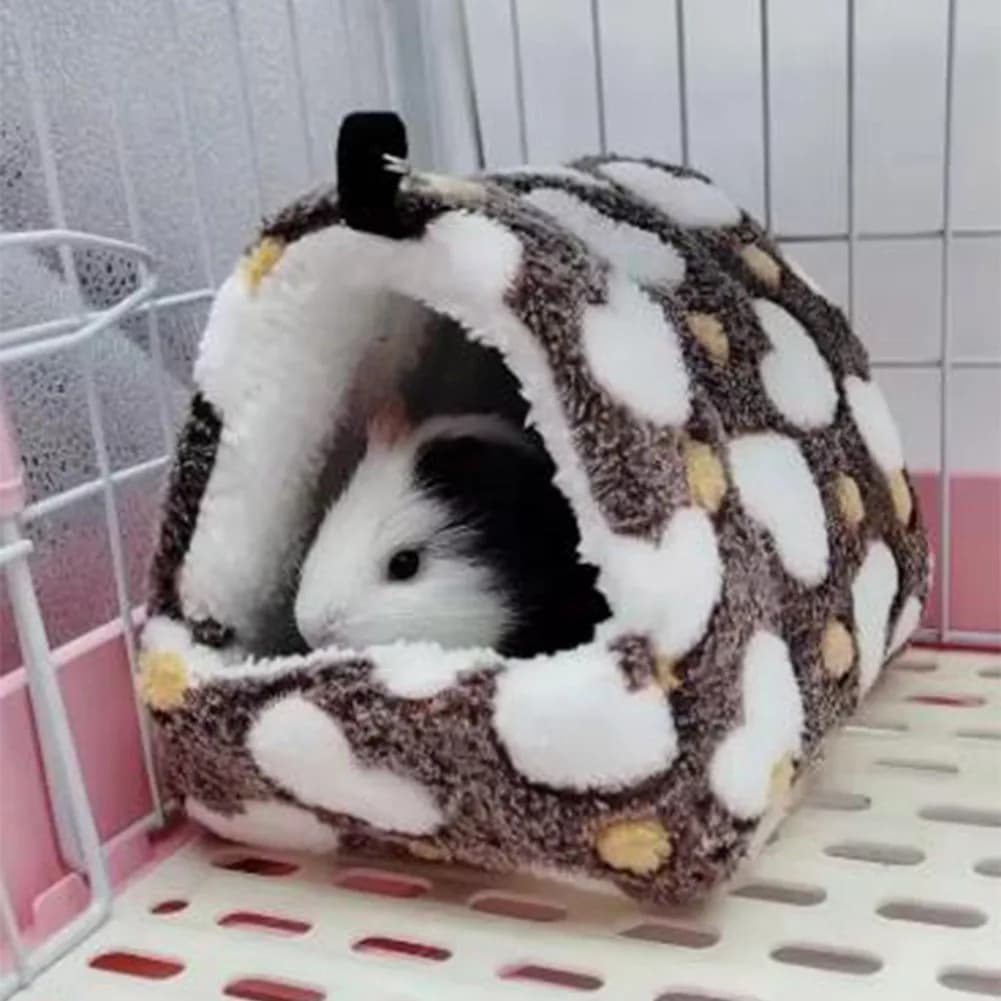 Warm Hamster House Soft Beds And Houses Rodent Cage For Hamster Hedgehog Squirrel Rats Cotton Guinea Pig Accessories Animal