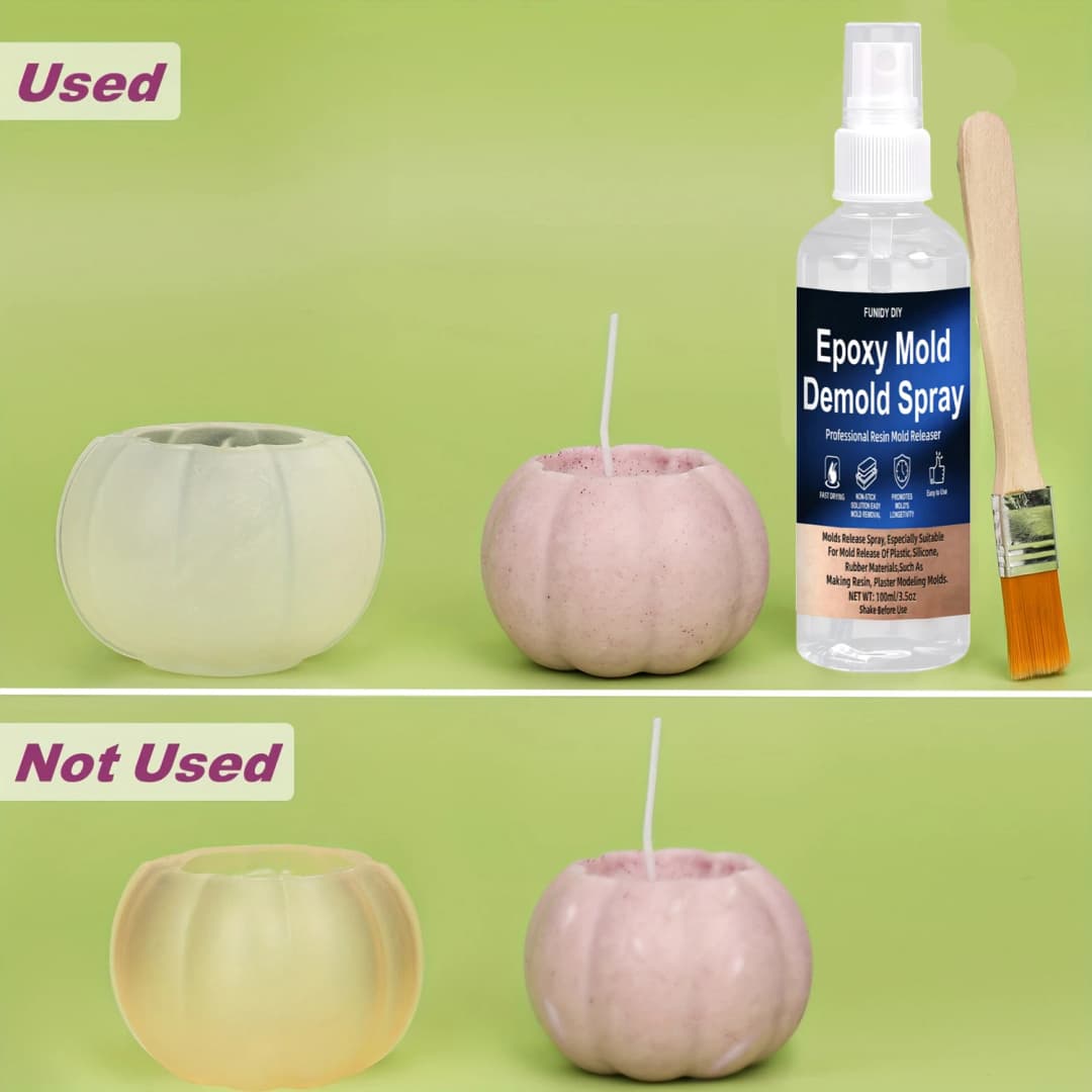 epoxy mold demold spray - Resin & Epoxy Release Agent for Smooth Mold Removal with Ease, Universal Use on Almost All Molds - 6