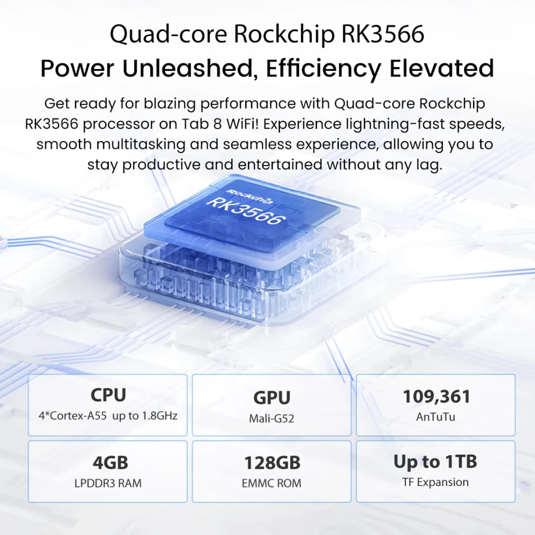 بلاك فيو تاب 8 جهاز لوحي بنظام أندرويد 12 وذاكرة 7 جيجابايت + 128 جيجابايت وشاشة 10.1 بوصة HD+ وبطارية 6580 مللي أمبير وواي فاي 2.4G/5G وكاميرا خلفية 13 ميجابكسل - 5