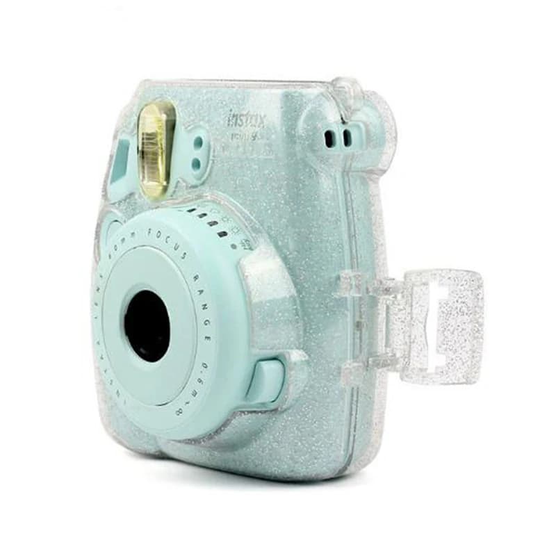 حقيبة حماية صلبة شفافة لكاميرا Fujifilm Instax Mini 8 /8+ 9 فورية - 6
