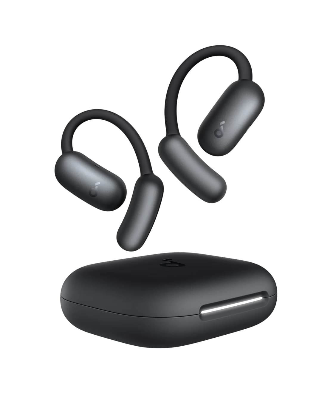 Soundcore AeroFit 2 by Anker, Open-Ear Headphones, Real-Time Translation Earbuds, 4 Adjustable Positions for Every Ear Size,
