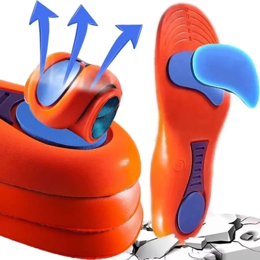 1 زوج النعال الرياضية للأحذية وحيد صدمة مزيل العرق تنفس وسادة تشغيل النعال للأقدام رجل إمرأة النعال العظام - 2