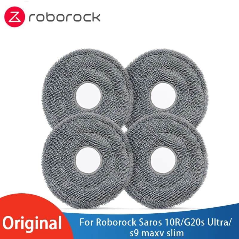 قطع قماش ممسحة دوارة أصلية Roborock Saros 10R لطرازات G20s Ultra/s9 maxv slim مع إكسسوارات ممسحة دوارة مضادة للبكتيريا