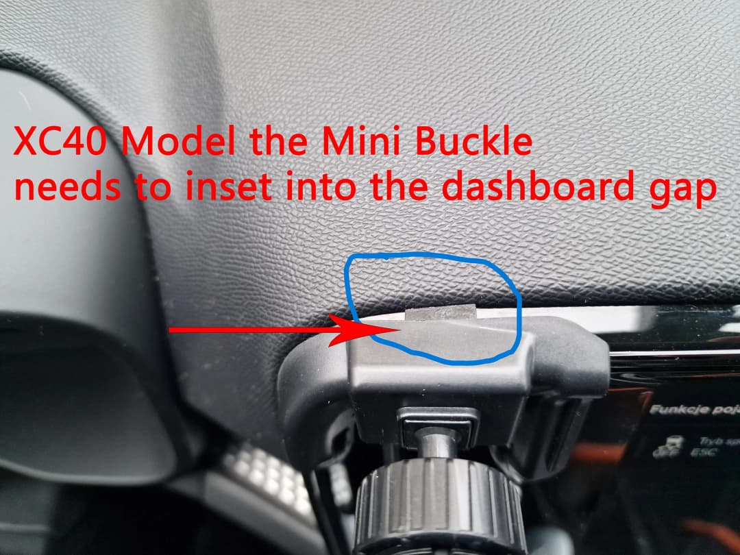 حامل هاتف مخصص لسيارات فولفو S60 V60 XC40 موديلات 2020-2023، S90 V90 XC90 موديلات 2015-2023، XC60 موديلات 2009-2022 - 3