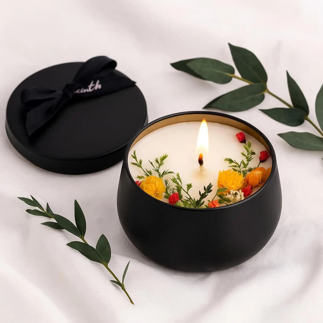 مجموعة كاملة لصنع الشموع العطرية، أدوات صنع الشموع، ملصقات، وعاء صهر الشمع من الفولاذ المقاوم للصدأ - 6