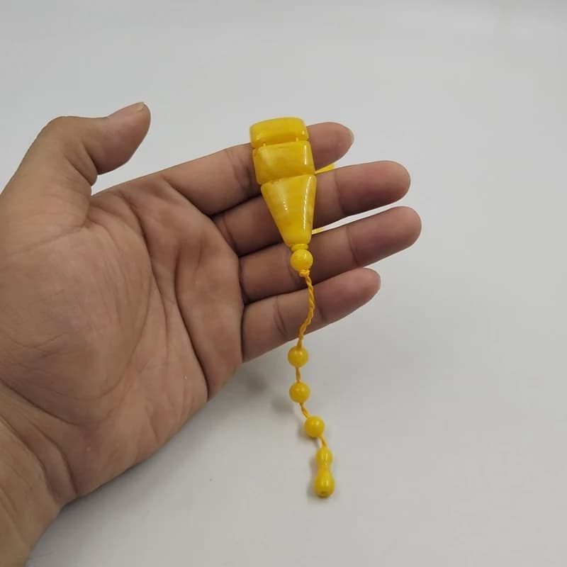 إكسسوارات عصرية تركية من الراتنج الأصفر اليوناني في اليد هدية عيد رمضان - 4