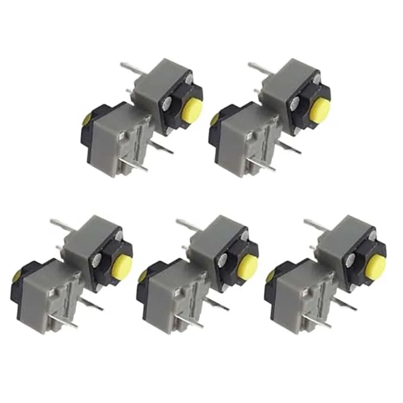 5PCS/10PCS KAILH 6 * 6 * 7.3mm Square Silent Mouse Micro Switch Thundersnake Logitech M330M220M590 Button Accessory - 3