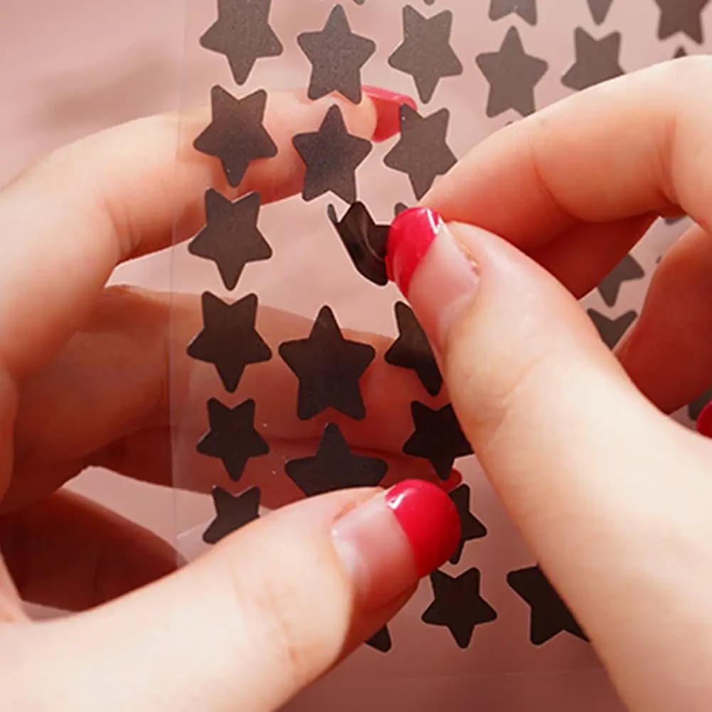 60 ملصق ملون لعلاج حب الشباب غير مرئية إزالة العيوب ملصقات العناية بالبشرة إصلاح حب الشباب غير مرئي علاج الوجه العناية بالبشرة - 5