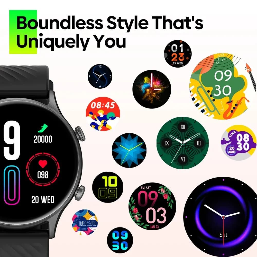 New 2024 Zeblaze Btalk 2 Lite Voice Calling Smart Watch Large 1.39'' IPS Display 100+ Sports Modes 24H Health Monitor Smartwatch - 6