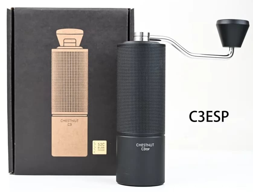 مطحنة قهوة يدوية TIMEMORE Chestnut C3S / C3ESP، ترقية بجسم معدني بالكامل وتصميم مقاوم للانزلاق، مطحنة محمولة مع شفرة S2C داخلية - 3