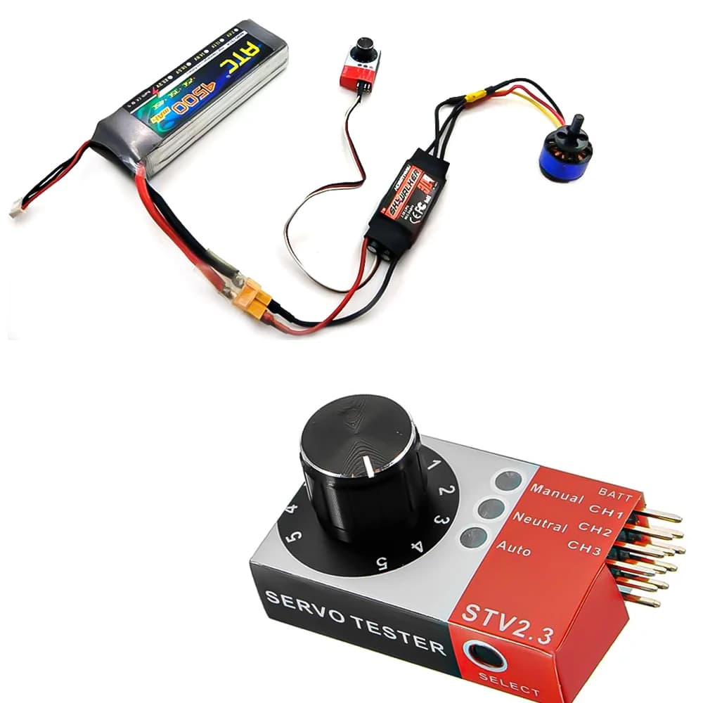 مختبر متعدد الخوادم 3CH ESC، جهاز تحكم في السرعة وقنوات الطاقة لموديلات الطائرات بدون طيار والسيارات والقوارب