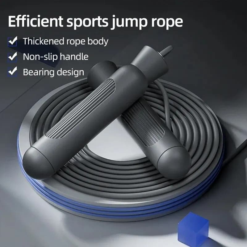 Jump Rope,Adjustable Length Steel Ropes with Ball Bearings, Suitable for Men and Women,Exercise Skipping Rope for Weight-loss - 5