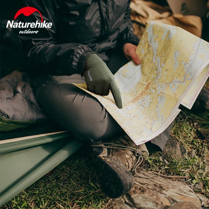قفازات Naturehike الشتوية بحشوة ريشية مقاومة للماء مع خاصية اللمس خفيفة الوزن للتزلج والتخييم والرياضة وركوب الدراجات في الهواء الطلق - 6