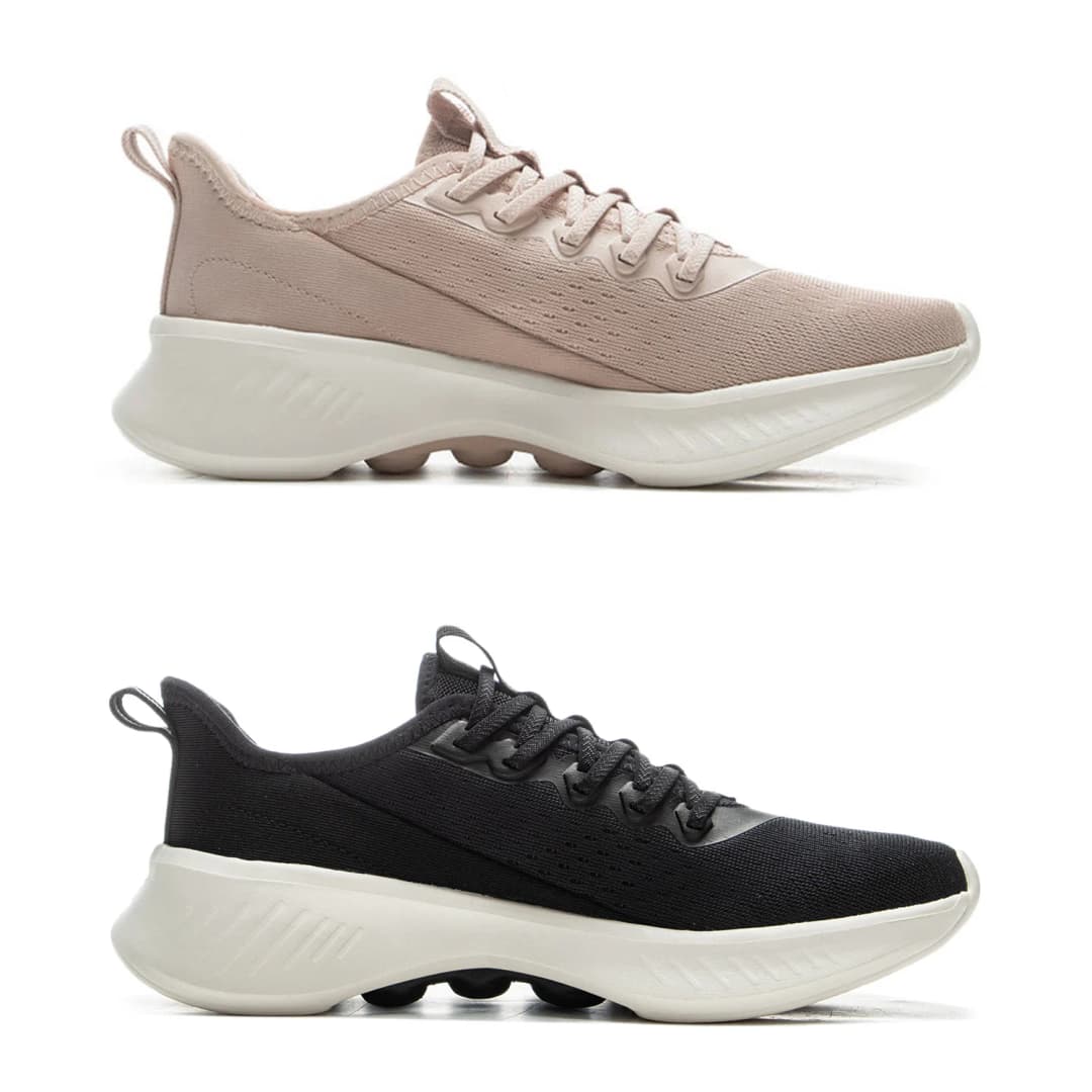 Li-Ning Women's SOFT ESSENTIAL V2 Slip-on Casual Walking Shoes Cushion Flexible LiNing Comfortable Sports Sneakers AGLV022 - 2
