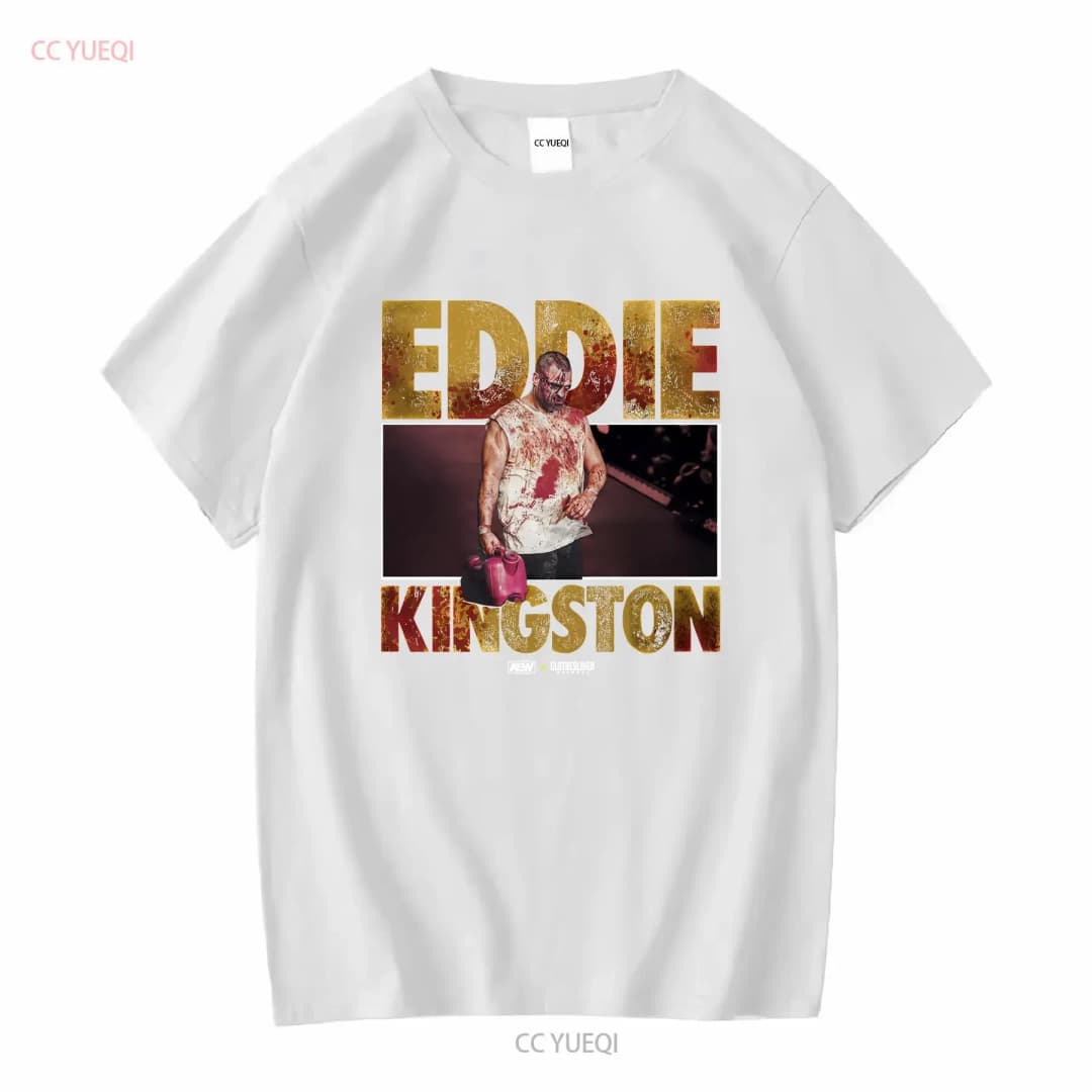 Eddie Kingston Demons AEW x Clotheslined Apparel Official T Shirt long or short sleeves vintage Washed Breathable Comfortable - 4