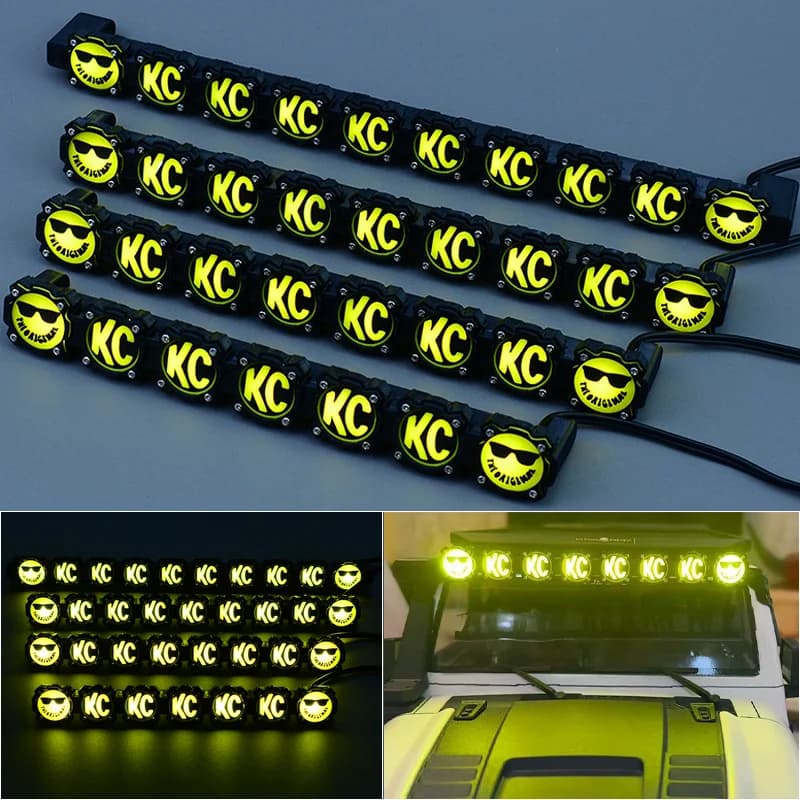 إضاءة سقف LED 5V مضيئة لسيارة زحف RC مقاس 1/10 تراكساس تركس 4 أكسيال سككس 10 ييكونج RC4WD D90 كروبول MK07 MJX H8H FMS