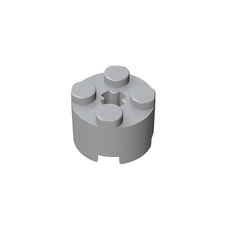 MOC 10PCS 6143 2x2 Round With Axle Hole Building Blocks 3941 High-Tech Plate Bricks Educational Particle Idea Toy Children Gifts - 4