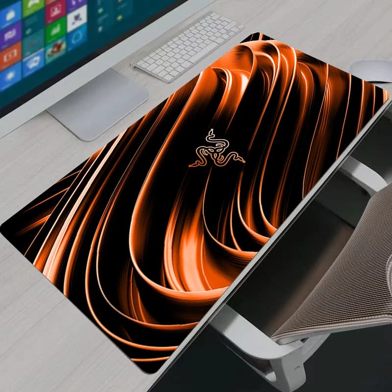 Mouse Pads New Razer Design Large Mouse Pad Office Desk Mats PC Gaming Accessories Mouse Pad Laptop Office Gifts Keyboard Mat - 3