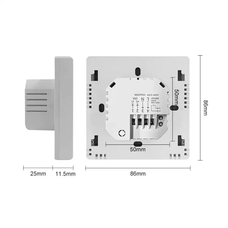 Tuya Smart Floor Heating Wifi Thermostat For Water Room Temperature Remote Controller Google Home\Aleax - 5