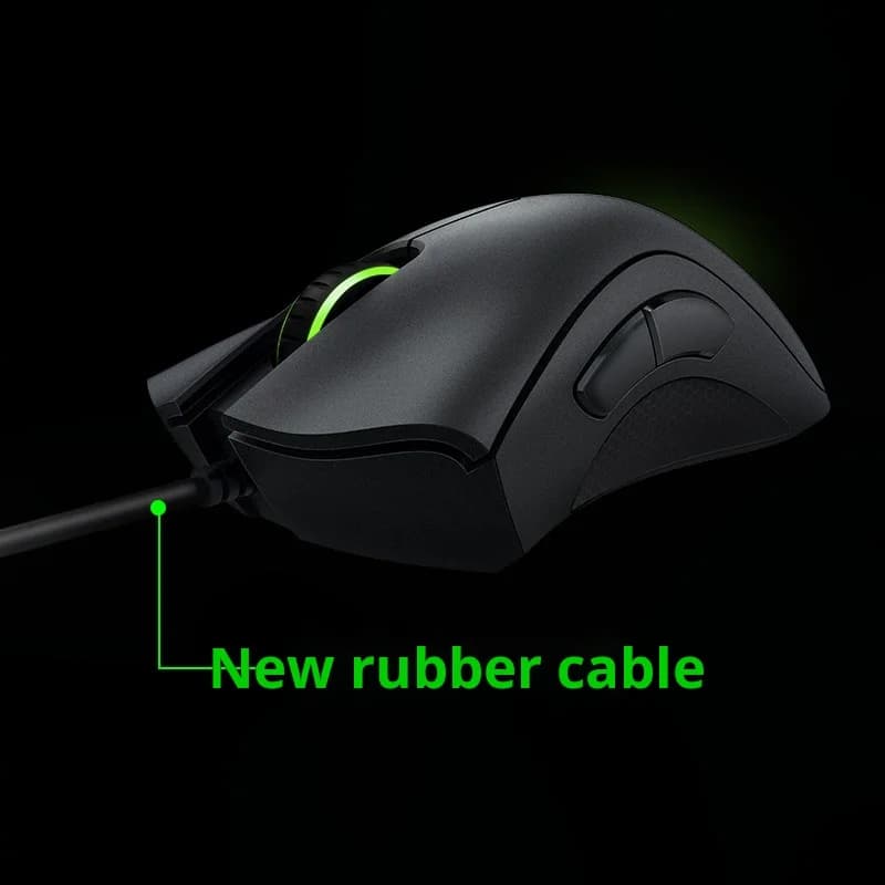 ماوس Razer DeathAdder أساسي سلكي أصلي للألعاب 6400DPI مستشعر بصري 5 أزرار مستقلة للابتوب حاسوب - 3