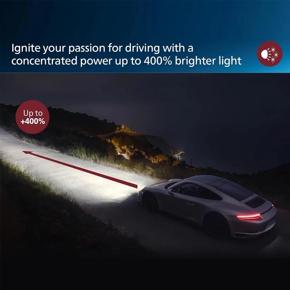 فيليبس ألتنيون برو 9200 HL H11 H9 H7 H4 كشاف LED سيارة إصدار جديد HB3 HB4 9005 9006 12V +400% أبيض بارد 5800K حزمة عالية منخفضة - 4