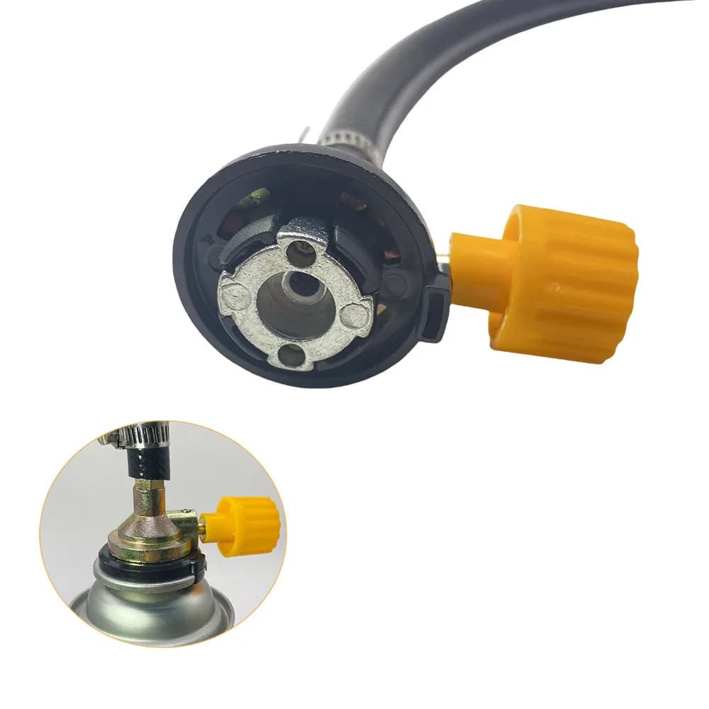 1Pc Rubber Leak-Proof Adapter Refill Tube Conversion Joint Gas Refill Pipe Tube Convertor Filling Tank Valve Braided Hose - 5