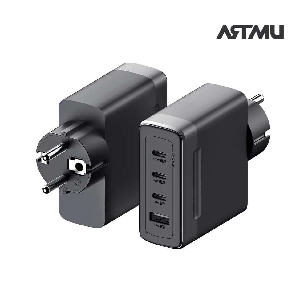 ARTMU GX110 PD 100W PPS GaN Grounded Multi-Port Ultra-Fast Charger