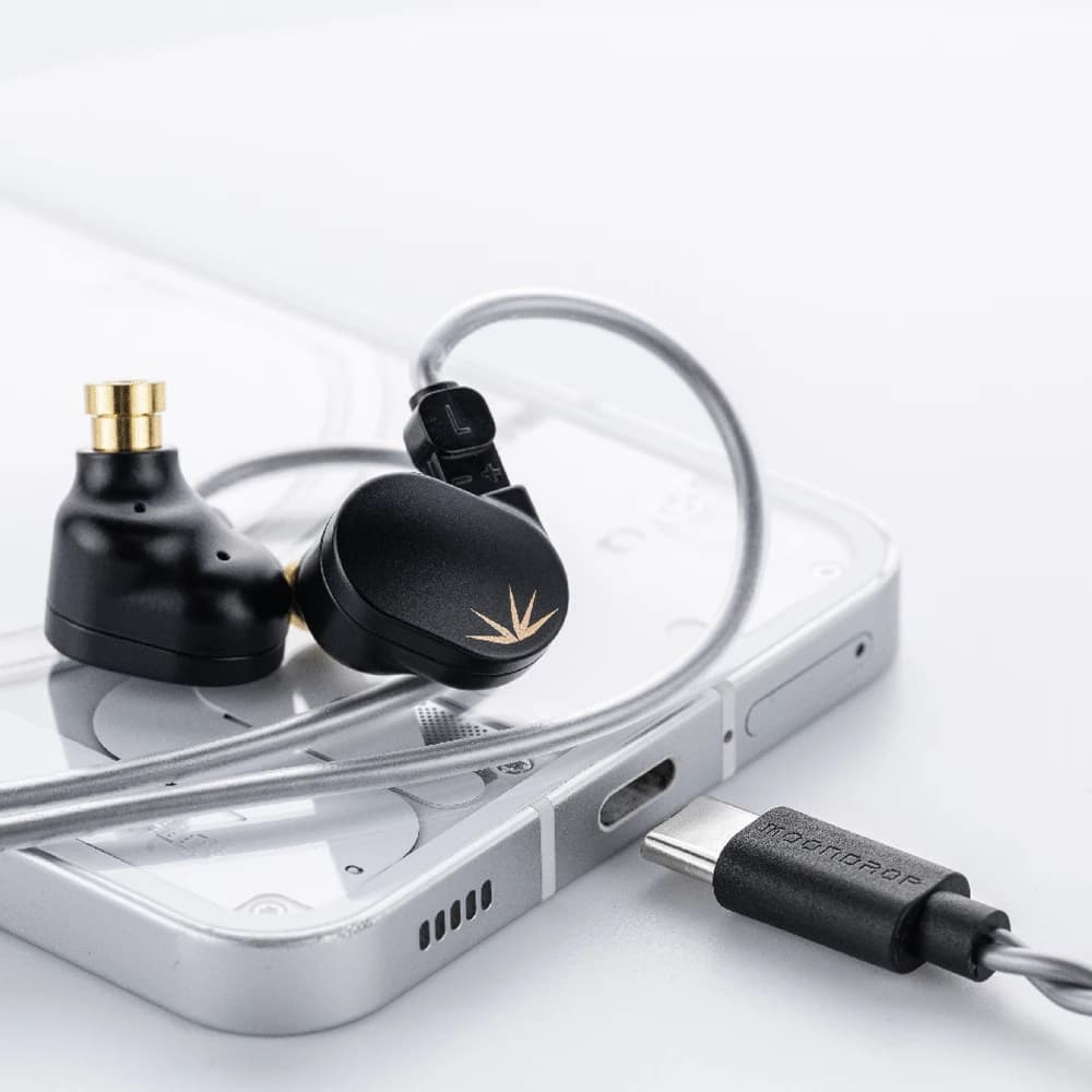 Moondrop CHU II DSP CHU2 Type C Earphone Dynamic Driver USB-C In-ear Headphone Monitor IEM Earbud With Detachable MIC cable - 5