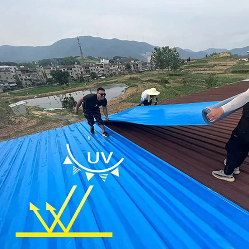 شريط مقاوم للماء من مادة PVC المضادة للشيخوخة، لإصلاح شقوق جدران الأسطح المعدنية والمموجة، مقاوم للأشعة فوق البنفسجية والحرارة - 3