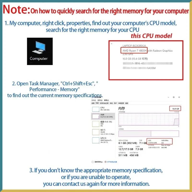 ذاكرة Crucial DDR3 وDDR3L ذاكرة كمبيوتر مكتبي 1.5 فولت و1.35 فولت ذاكرة PC بتردد 1333 ميجاهرتز و1600 ميجاهرتز و1866 ميجاهرتز سعة 4 جيجابايت و8 جيجابايت DIMM - 5