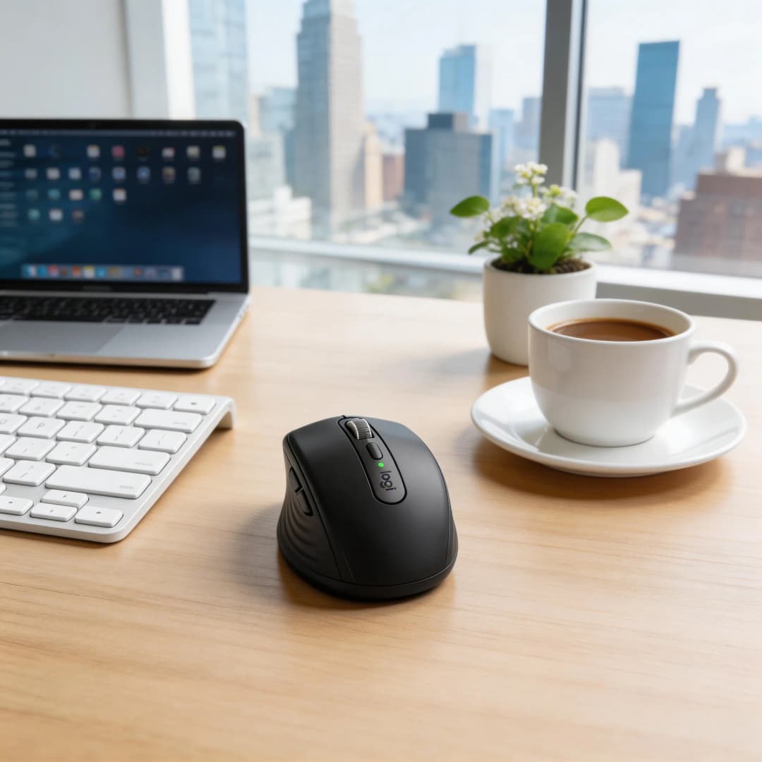 Logitech MX Anywhere 3S All-in-One Portable Wireless Mouse Silent Click 8000DPI Multi-Device for Laptop Computer Peripherals - 5