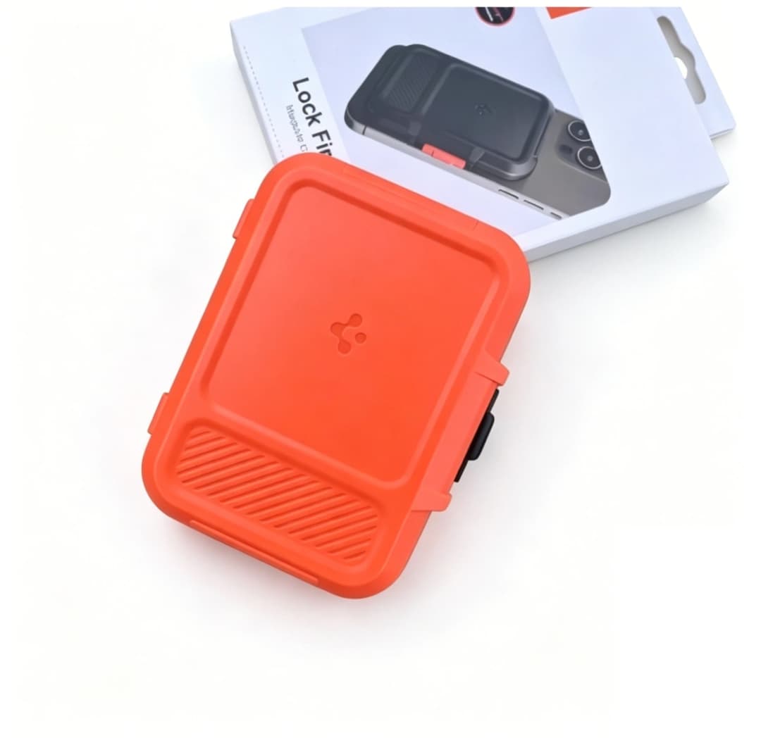 Spigen for MagSafe Wallet Heavy Duty Hardshell Magnetic Card Holder For iPhone 17 16 15 Pixel 10 Series Lock Fir Holds 5-6 Cards - 4