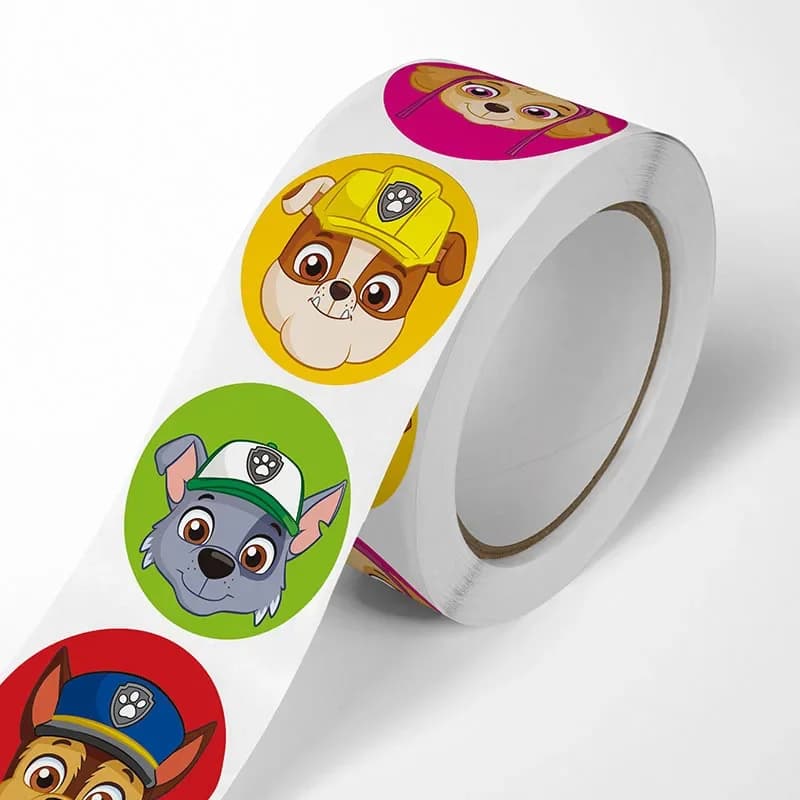 500Pcs/Set Stickers Paw Patrol Cartoon Chase Skye Stickers Cute Kids Stationery School Teacher Supplies Reward Sticker Toys Gift - 2