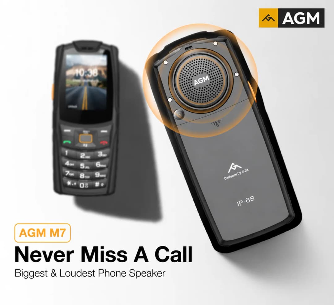 AGM M7 2+16G Volte Android Feature Phone Waterproof Touch Screen 2500mAh Cellphone with English Russian Keyboard - 4