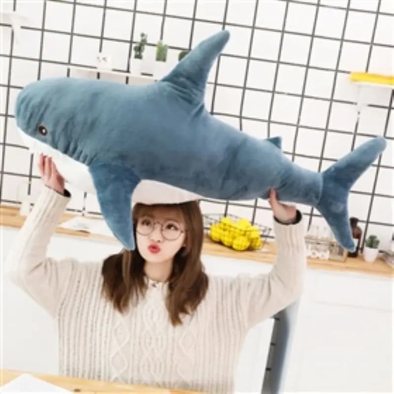 Shark Soft Stuffed Toys Sea Animal Accompany Pillow Plushies Animal Doll For Children Boys Gifts Birthday Party Decor - 3