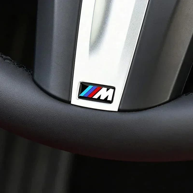 ملصقات عجلة قيادة لسيارات BMW M Performance، متوافقة مع عدة موديلات - 3