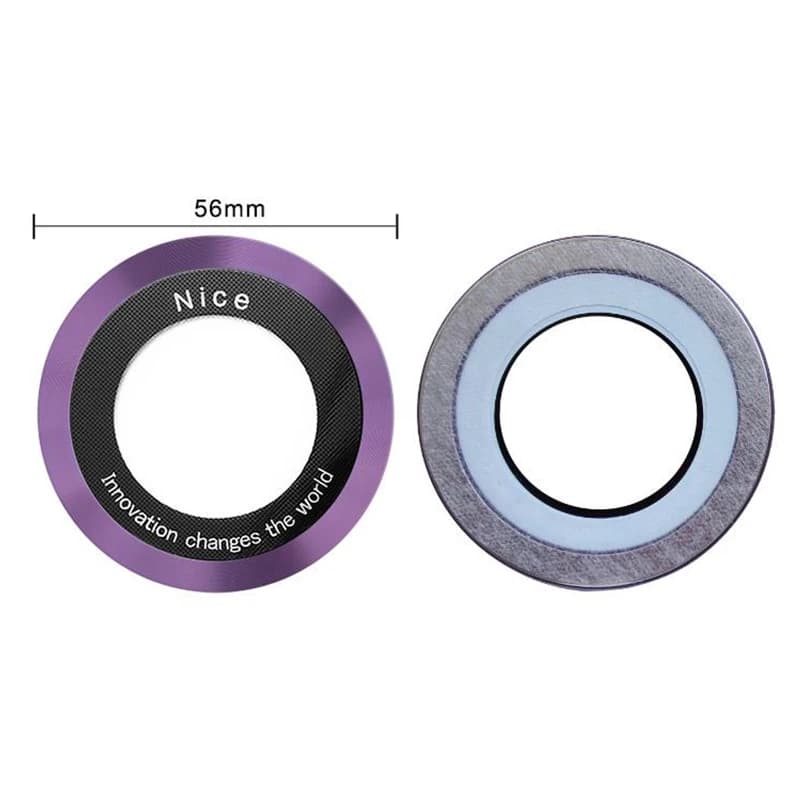 حلقة لوحة مغناطيسية Magsafe ، ملصق معدني عالمي ، ورقة شاحن لاسلكي ، حامل سيارة مغناطيسي ، دعم - 6