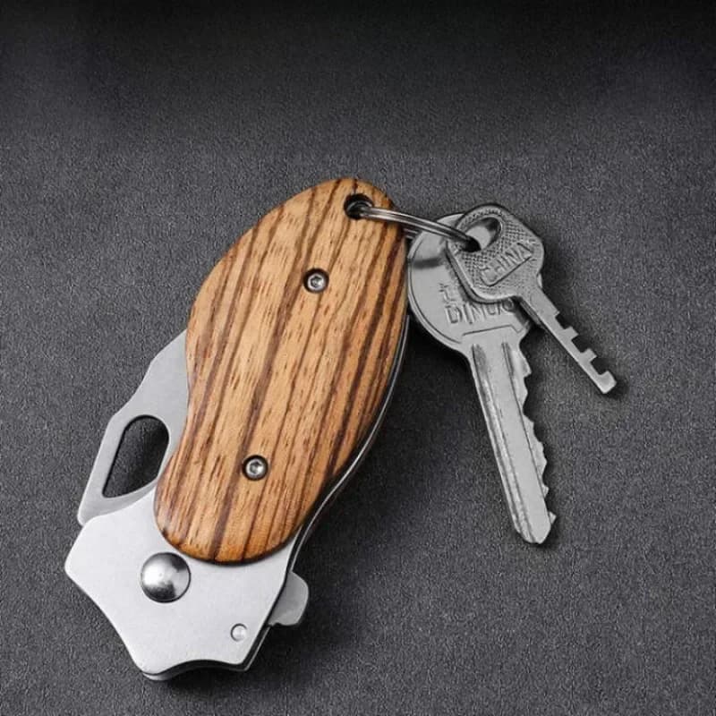 PLYS Sharp High Hardness Outdoor Keychain Knife,folding Fruit Knife, Household Multifunctional Mini Pocket Knife - 5